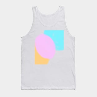 Colorful watercolor abstract texture art Tank Top